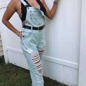 Carmar denim overalls NEW WITH TAGS